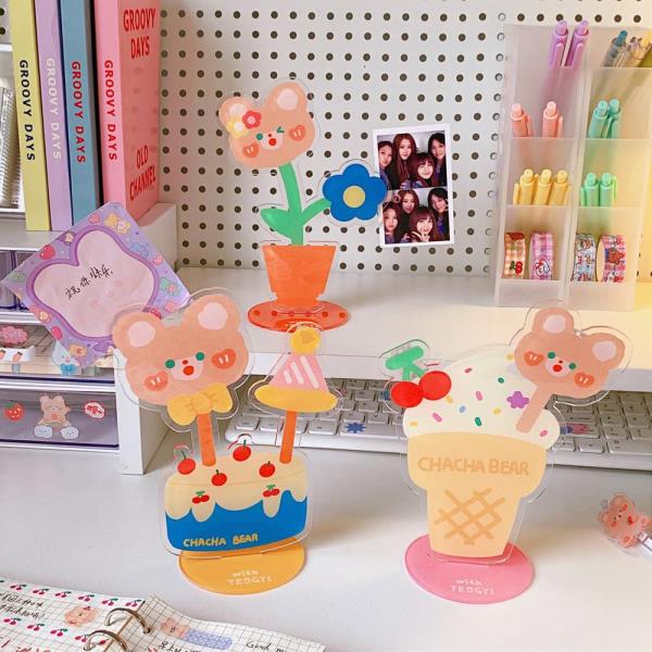 Cartoon Dessert Acrylic Note Photo Stand