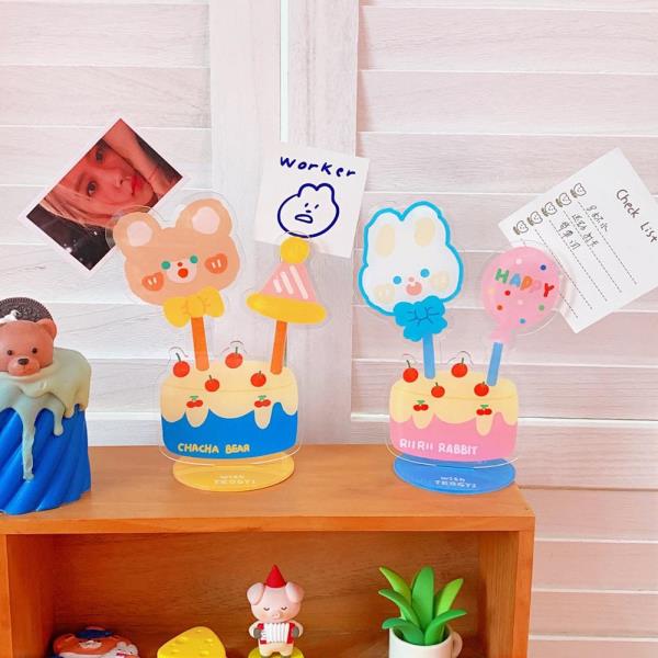 Cartoon Dessert Acrylic Note Photo Stand