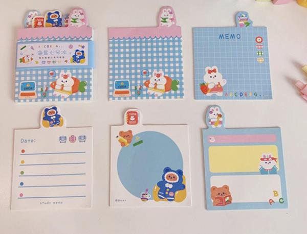 Cartoon Bear Sticky Notes