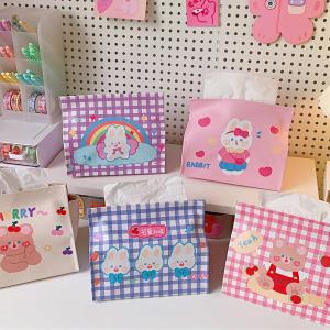 Kawaii Plush Animal Paper Tissue Box