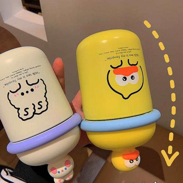 3D Cartoon Animal Insulated Vacuum Bottle