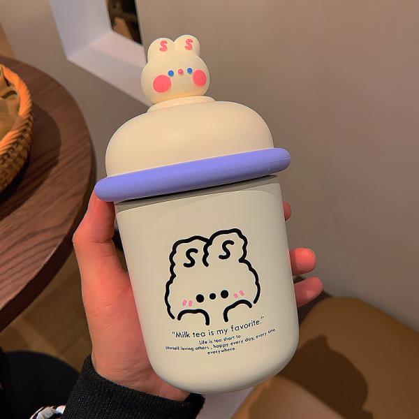 3D Cartoon Animal Insulated Vacuum Bottle