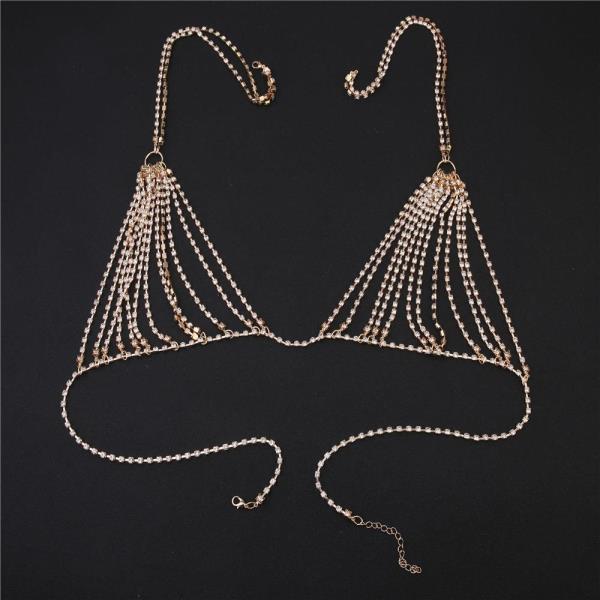 Crystal Chest Bra Body Chain