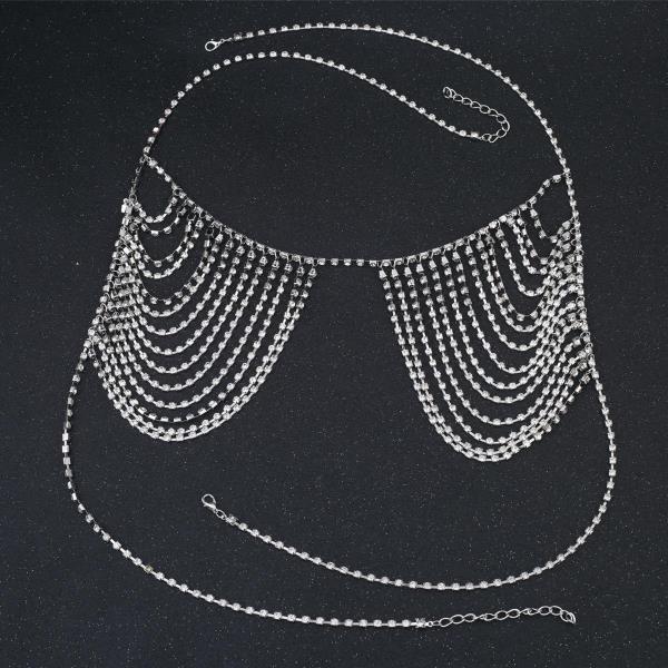 Crystal Chest Bra Body Chain