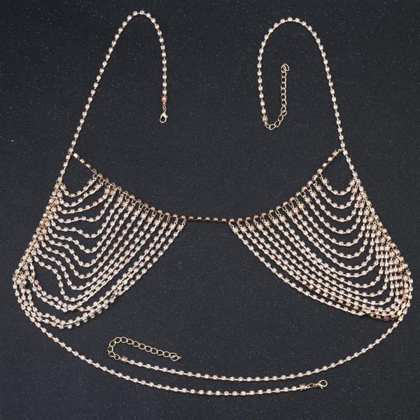 Crystal Chest Bra Body Chain