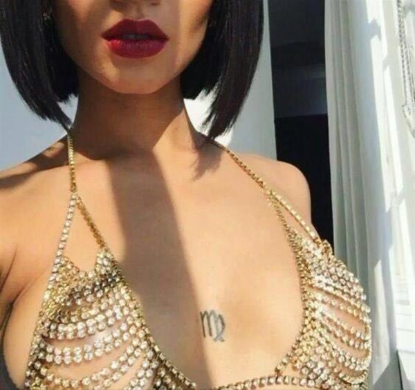 Crystal Chest Bra Body Chain