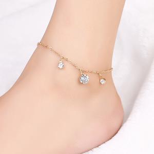 Sequins Heart Anklet