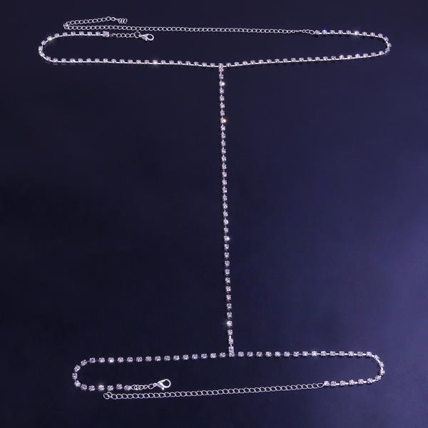 Glitter Rhinestone Thigh Chain