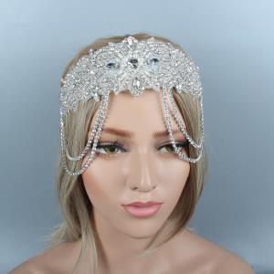 Shining Feather Full Crystal Headband