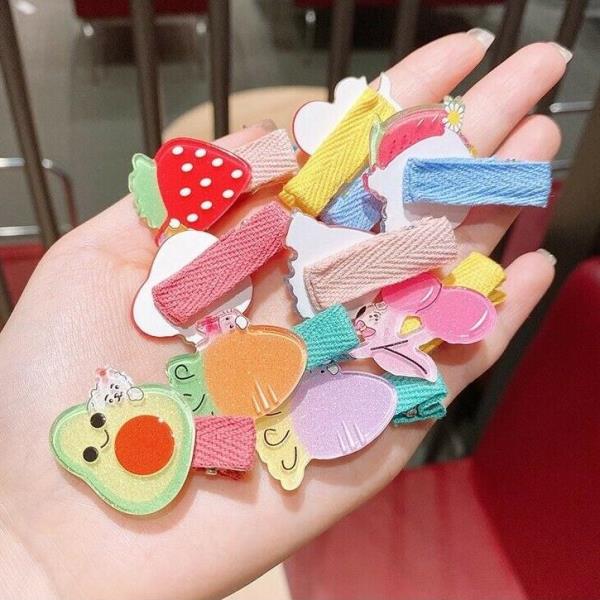 10 Pcs Kids Cartoon Hair Pins