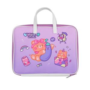 11 Inch PVC Cartoon Transparent Tablet Bag