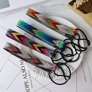 Bohemia Woven Colourful Knit  Elastic Headband