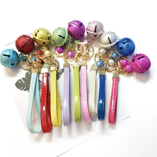 Shining Candy Colour Bell Keyring