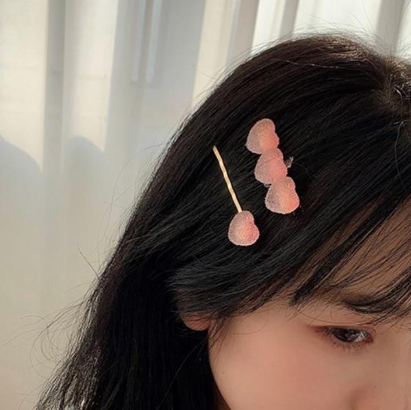 2 Gradient Colour Candy Jelly Fringe Hair Pins