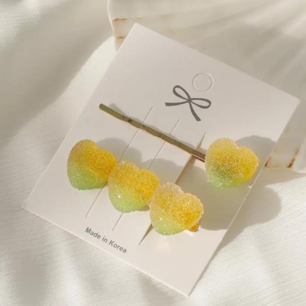 2 Gradient Colour Candy Jelly Fringe Hair Pins