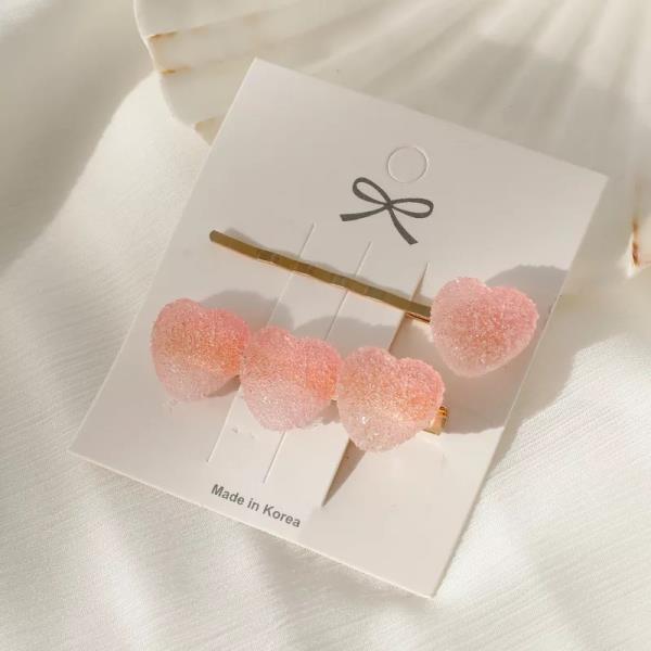 2 Gradient Colour Candy Jelly Fringe Hair Pins