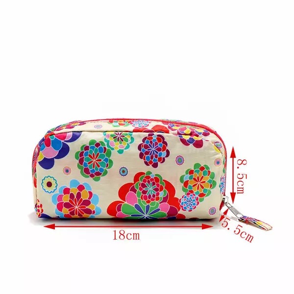 Bohemia Multicolour Flower Cosmetic Bag