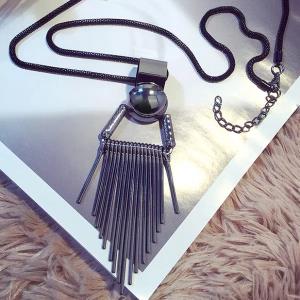 Punk Multi Layer Ball Pendant Clavicle Choker