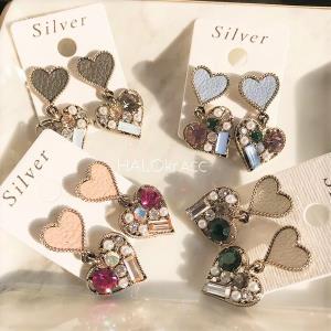 Glitter Crystal Sports Studs Earrings