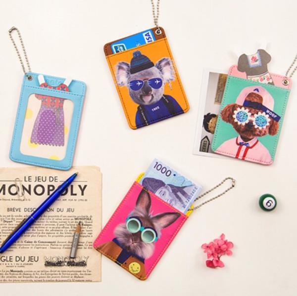 Funny Animal ID Card Holder