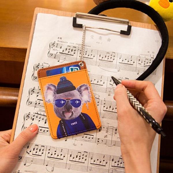 Funny Animal ID Card Holder