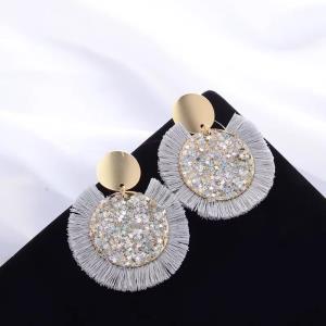 Retro Vintage Crystal Pearl Earrings