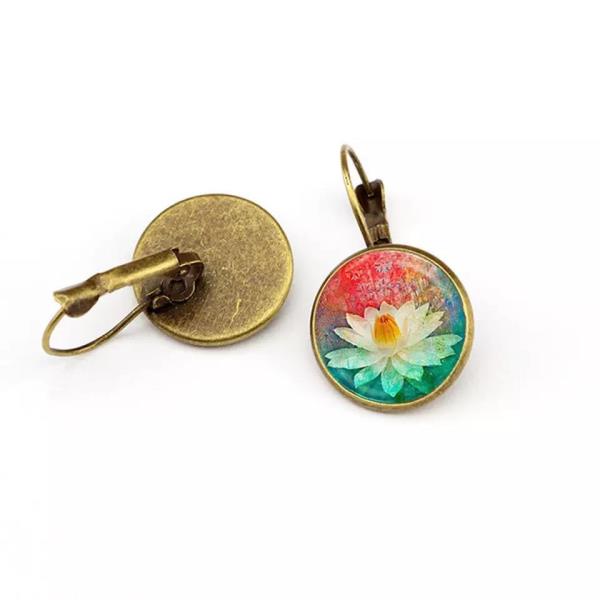 Retro Multicolour Circle Studs