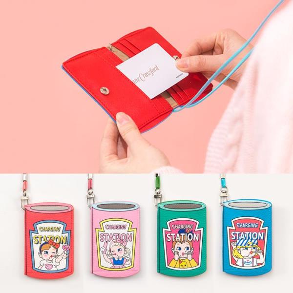 Cartoon Girl ID Card Purse