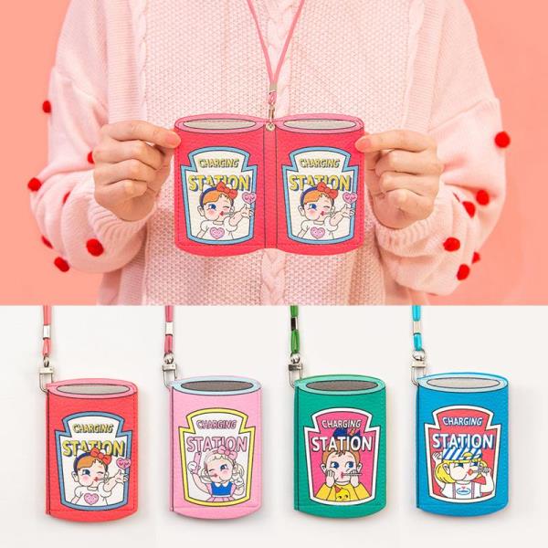 Cartoon Girl ID Card Purse