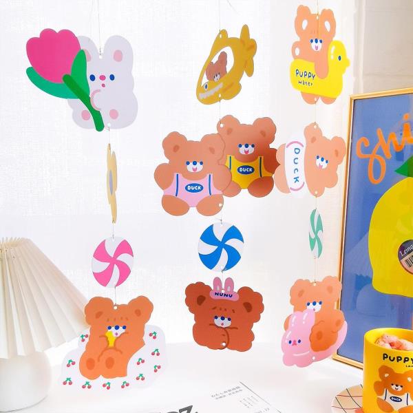 Cartoon Bear Cardboard Banner