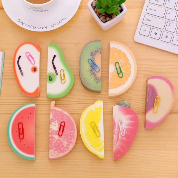 3D Fruit Mark Memo Sticky Notes