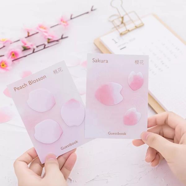 Leaf Flower Petals Sticky Notes