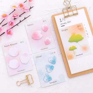 Leaf Flower Petals Sticky Notes