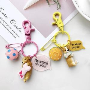 Sweet Macaron Tassel Pendant Keyring