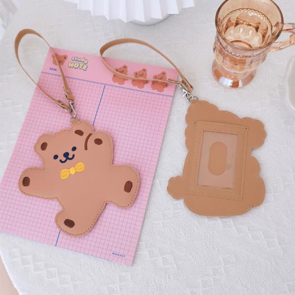 Brown Bear ID Card Holder