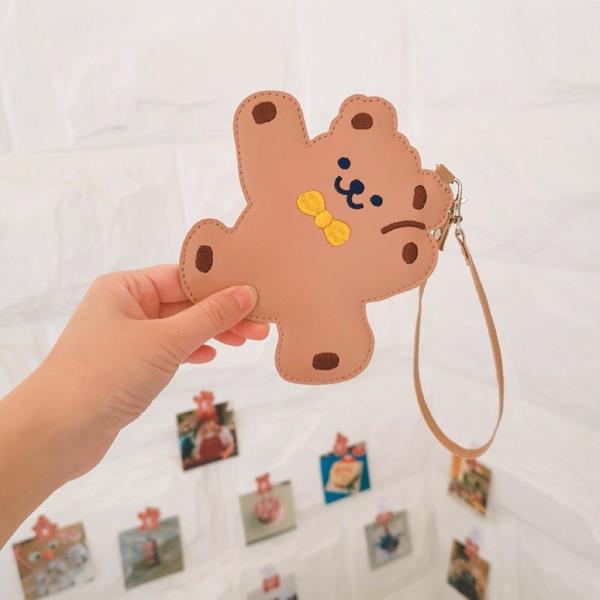 Brown Bear ID Card Holder