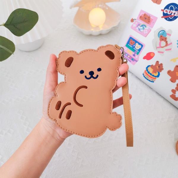 Brown Bear ID Card Holder