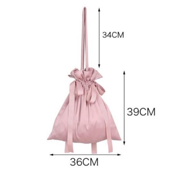 Luxury Chic Satin Drawstring Lace Belt Bag