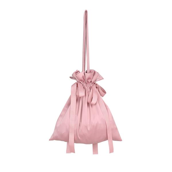 Luxury Chic Satin Drawstring Lace Belt Bag