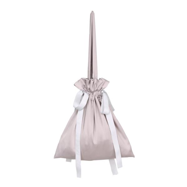 Luxury Chic Satin Drawstring Lace Belt Bag