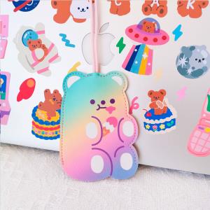 Cartoon Resin Animal Keyring