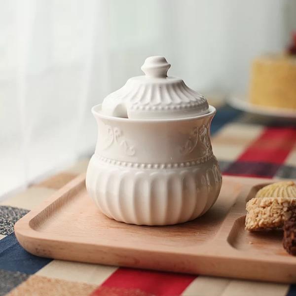 Emperor White Ceramic Tea Set