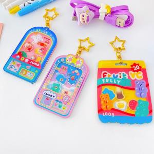 Cartoon Shaking Rocking Drifting Block Keyring