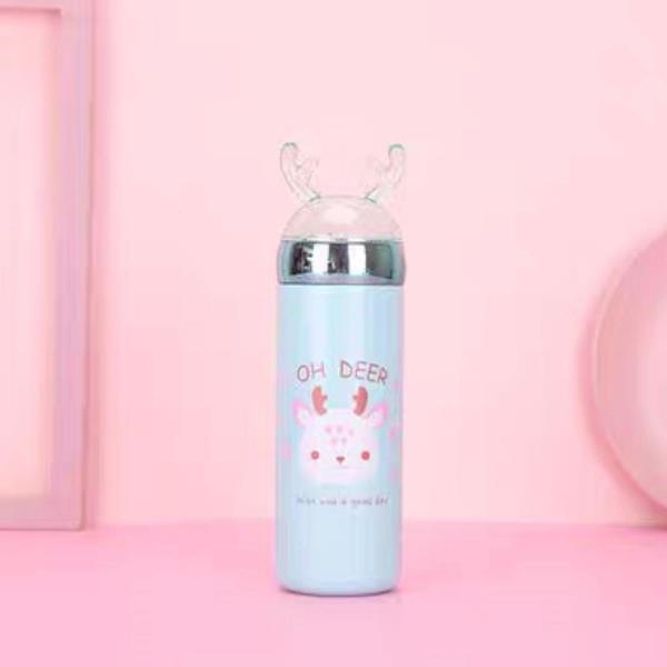 3D Cartoon Deer Long Vacuum Warm Bottle