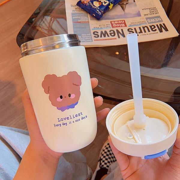 500 ML Cartoon Bear Stainless Steel Vacuum Cup