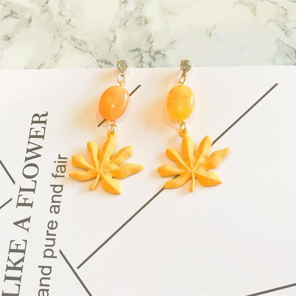 Fairy Yellow Sweet Tassel Drop Earrings