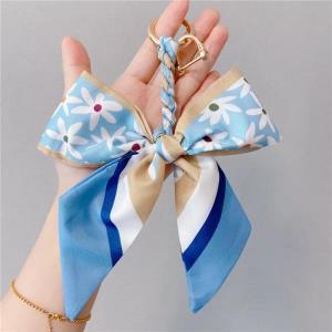 Flower Fruit Bow Knot Keyring Bag Decoration