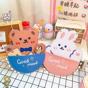 3 Cartoon Mop Holder Wall Hanging Clips