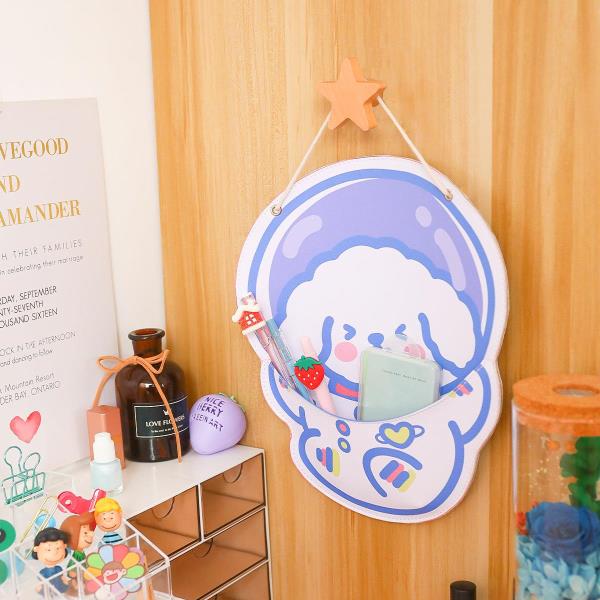 Cartoon Bear Hanging Leather Novelty Organiser