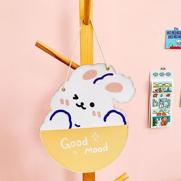 Cartoon Bear Hanging Leather Novelty Organiser